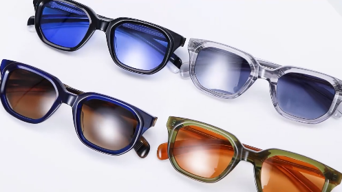 Gafas de sol de acetato geométrico yeetiano todavía HC010